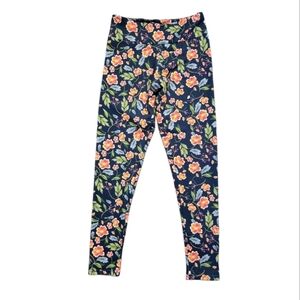 Modcloth Floral Wildflower Print High Rise Buttery Soft High Waist Leggings M